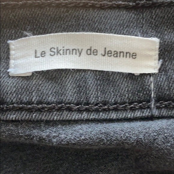 Frame Denim Le Skinny De Jeanne Front Split Jeans - Picture 7 of 8
